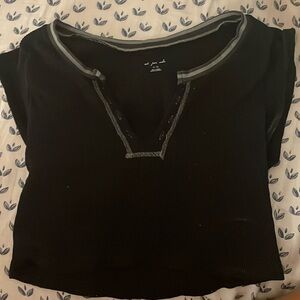 Out From Under Go For Gold Top from Urban Outfitters in the color Black.